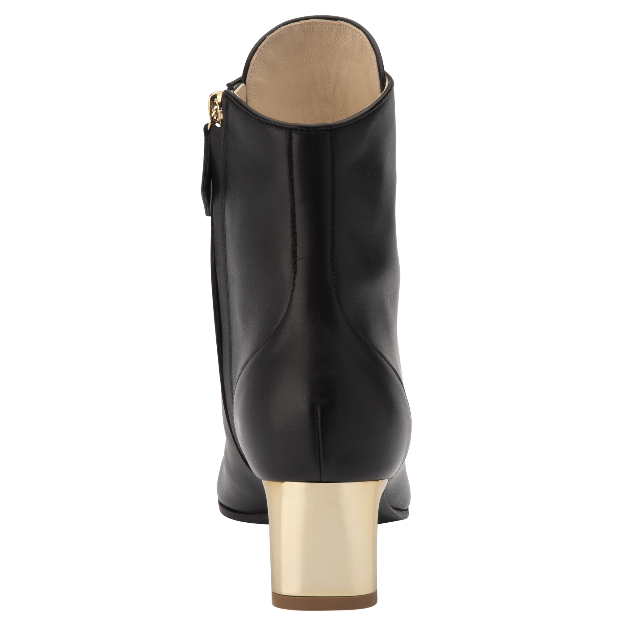 La Patineuse 高跟低筒靴, 黑色