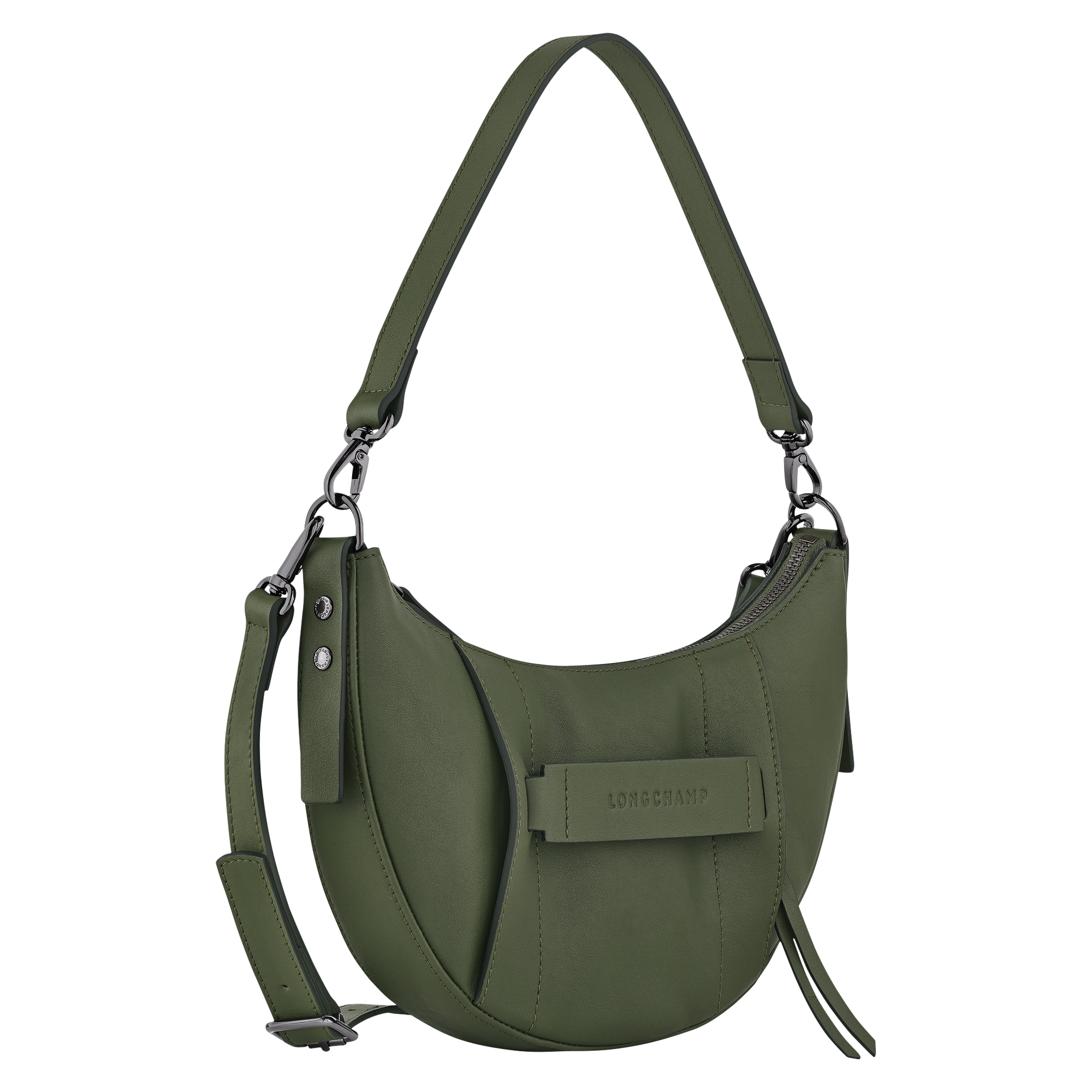 Longchamp 3D 斜挎包 S, 卡其色