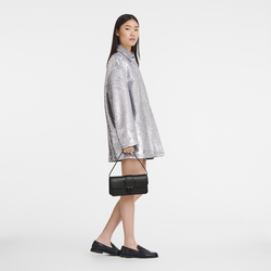 Box-Trot M Baguette bag , Black - Leather