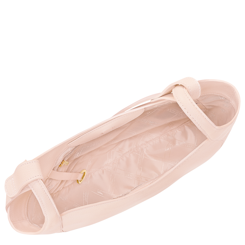 Le Foulonn&eacute; L Hobo 袋 , 奶油 - 皮革  - 查看 4 5