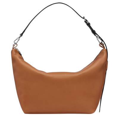 Le Slouchy M Hobo 袋 , 腰果棕 - 皮革