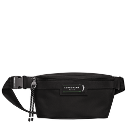 Le Pliage Energy M Belt bag , Black - Recycled canvas