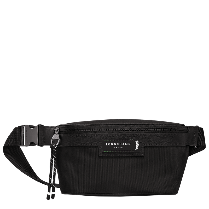 Le Pliage Energy M Belt bag , Black - Recycled canvas  - View 1 of  5