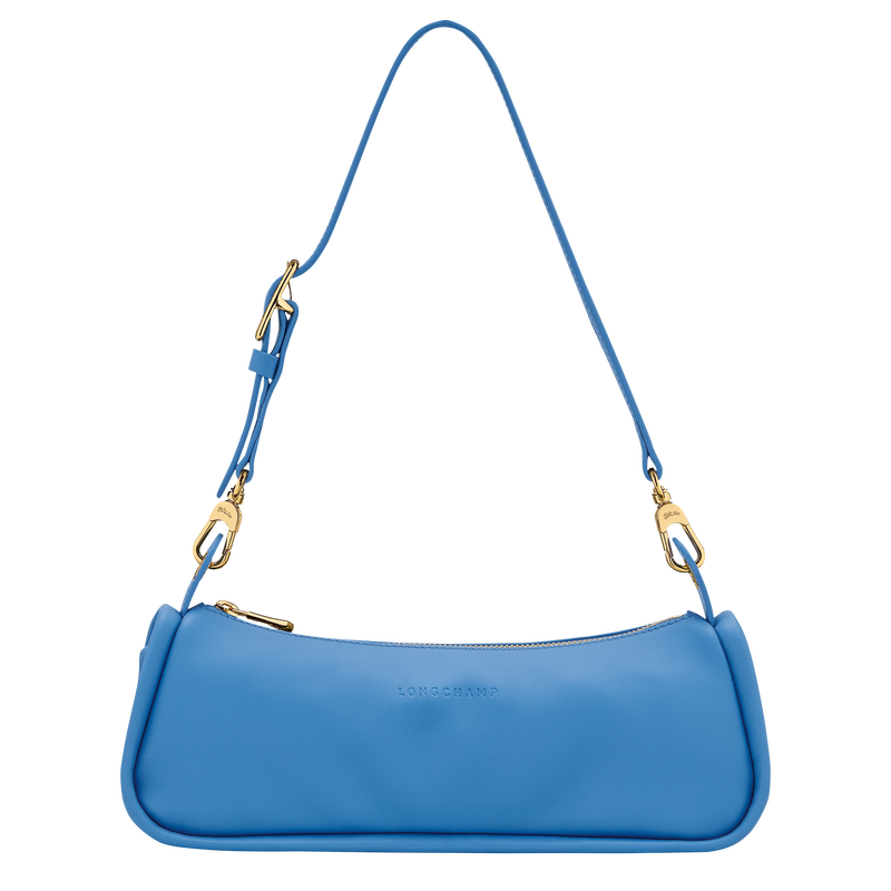 Looong M Shoulder bag , Azure - Leather  - View 1 of  7