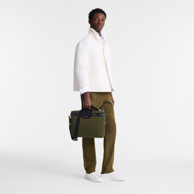 Le Pliage Energy 公文包 , 卡其色 - 帆布