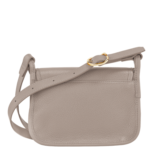 Le Foulonné S Crossbody bag , Turtledove - Leather - View 4 of  5