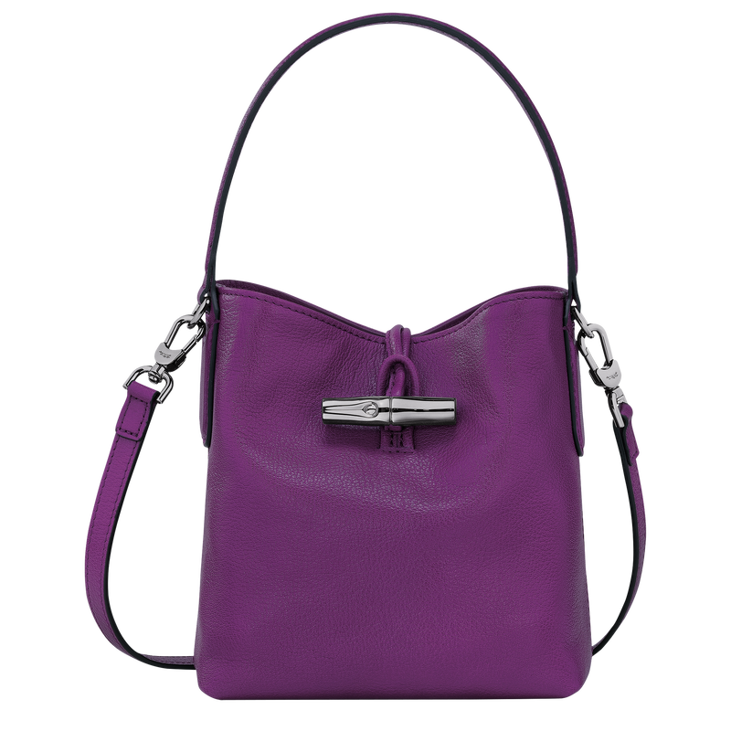 Roseau XS Bucket bag , Violet - Leather  - View 1 of  5