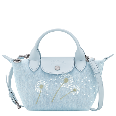 Le Pliage Collection XS 手提包 , 天空蓝 - 帆布