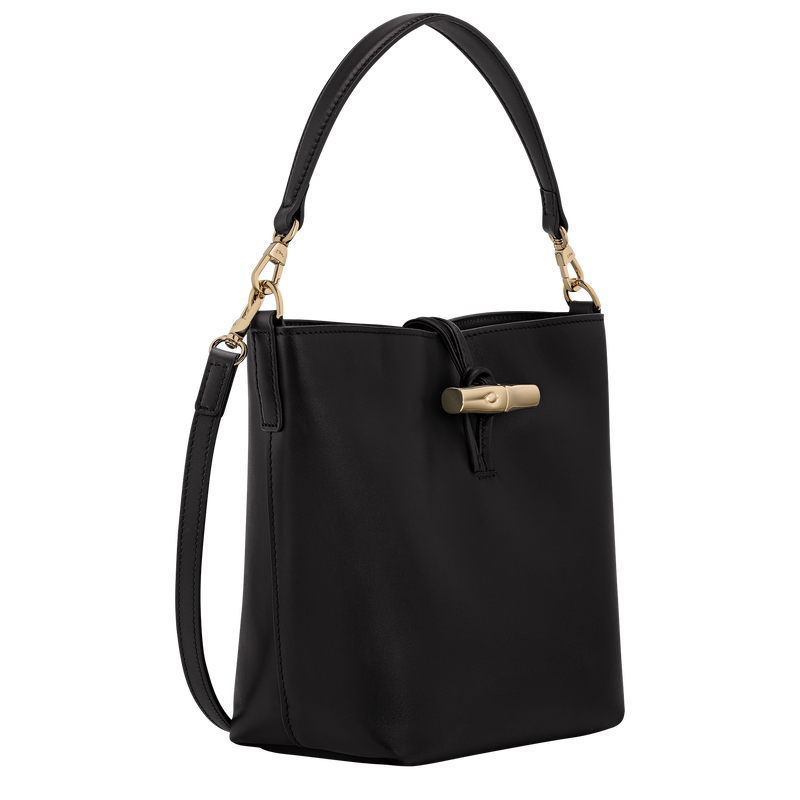 Le Roseau XS Bucket bag , Black - Leather  - View 3 of  5