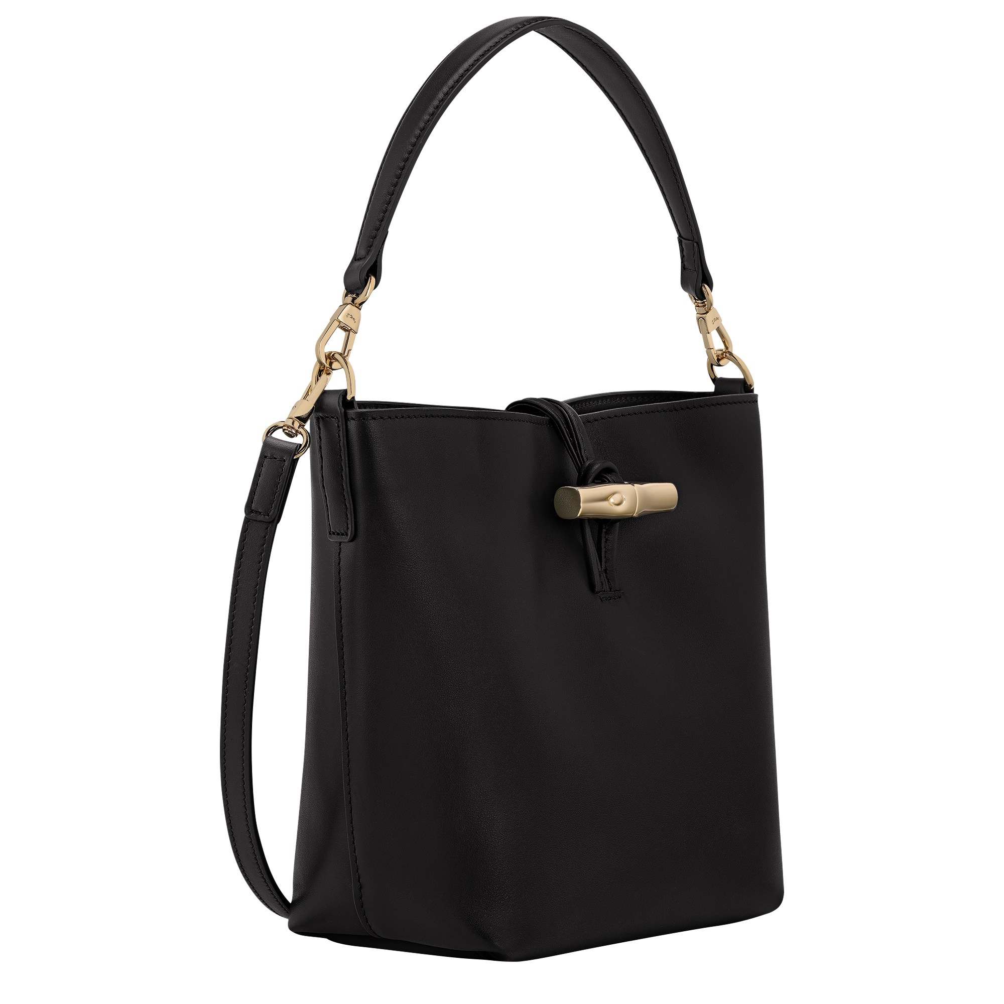 Bucket bag XS, Black - View 3 of
5 - zoom in Le Roseau Bucket bag XS, Black