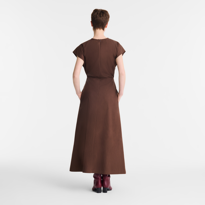 Dress , Chocolate - Popelin