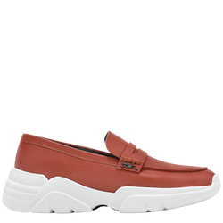 Au Sultan Loafer , Mahogany - Leather