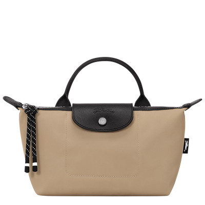 Le Pliage Energy 小袋 , 陶灰色 - 再生帆布