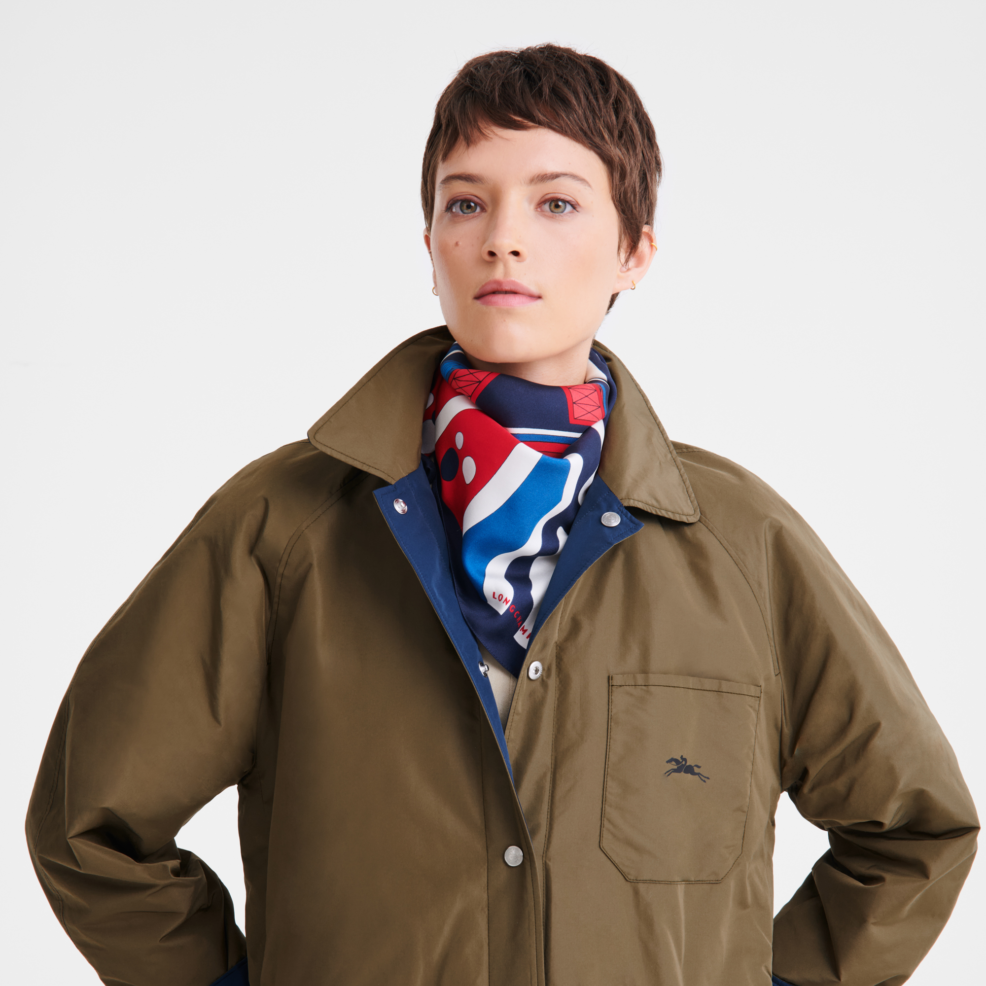 丝巾 70, 红色 / 海军蓝色 - 查看 2
        2 - 放大 马术之塔 丝巾 70, 红色 / 海军蓝色