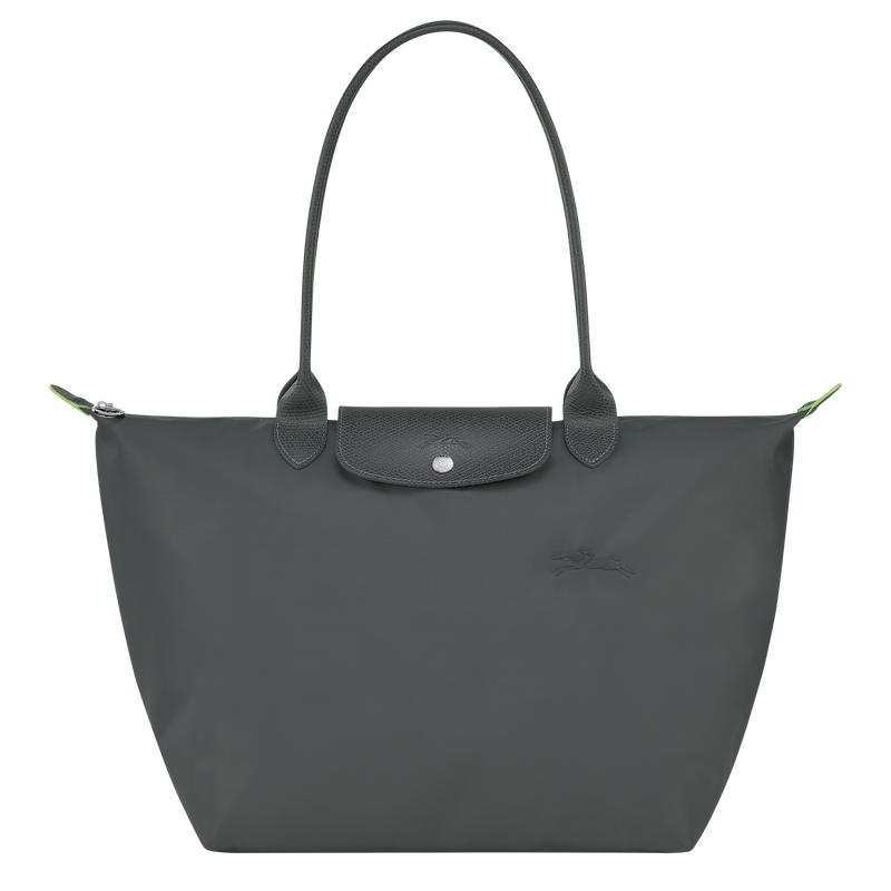 Le Pliage Green L 托特包 , 石墨黑 - 再生帆布  - 查看 1 6