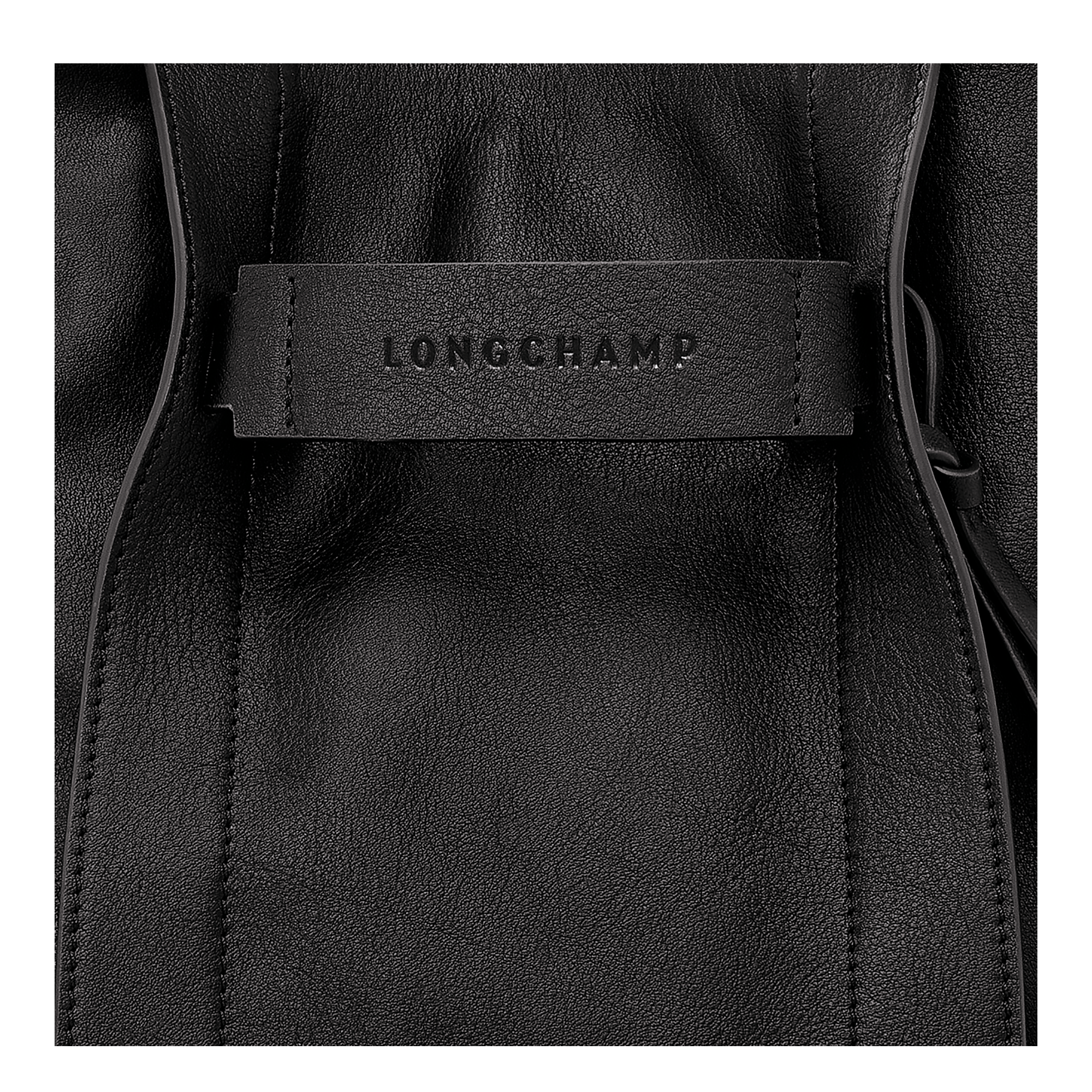 Longchamp 3D 斜挎包 S, 黑色