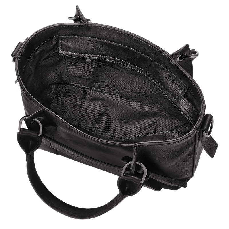 Longchamp 3D S 手提包 , 黑色 - 皮革  - 查看 5 6