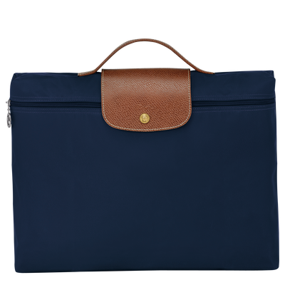 Le Pliage Original S 小号公文包 , 海军蓝色 - 再生帆布