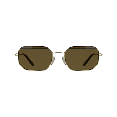 墨镜 , 金色 / 栗色 - 金属