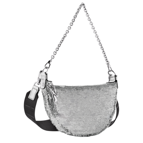 Smile S Crossbody bag , Silver - Canvas - View 3 of  7