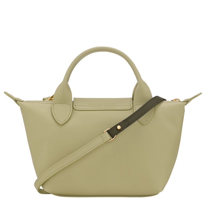Le Pliage Xtra XS Handbag , Almond Green - Leather  - View 3 of  3