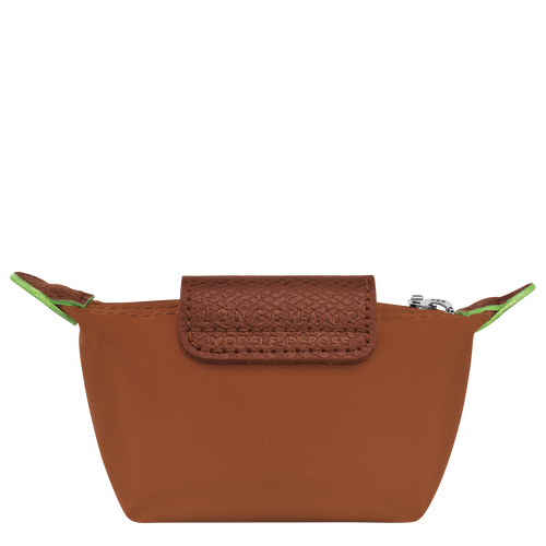 Le Pliage Green Coin purse , Cognac - Recycled canvas - View 2 of  3