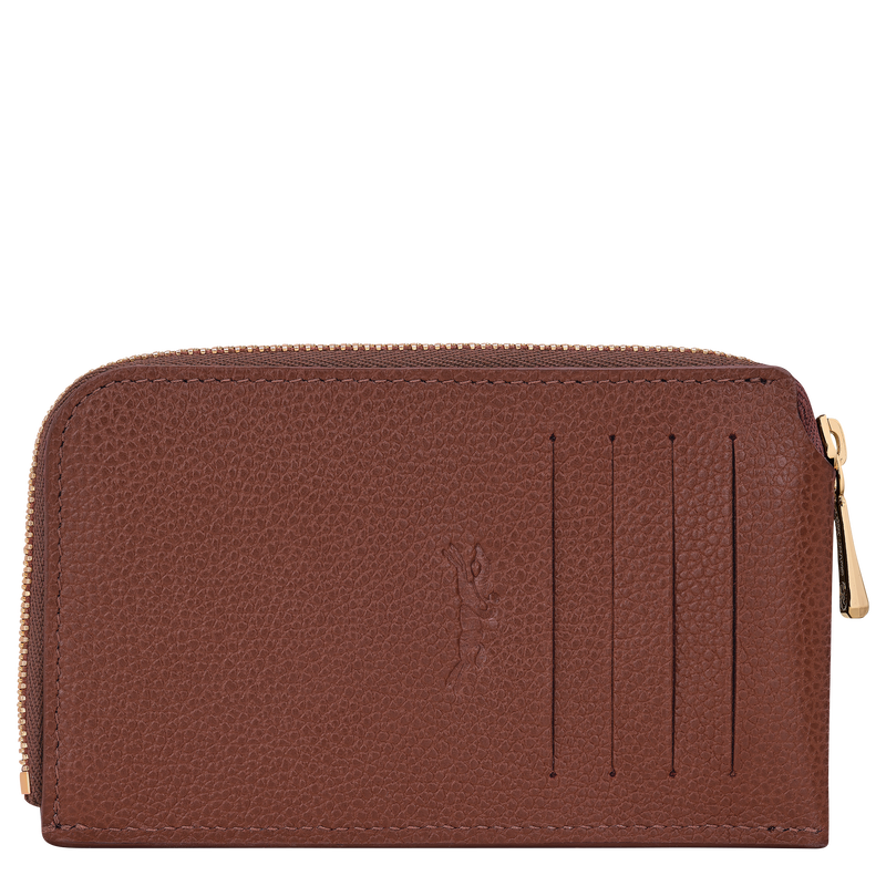 Le Foulonné 卡夹 , 咖啡棕 - 皮革  - 查看 2 2