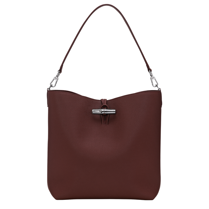 Le Roseau M Hobo 袋 , 勃艮第色 - 皮革  - 查看 1 5