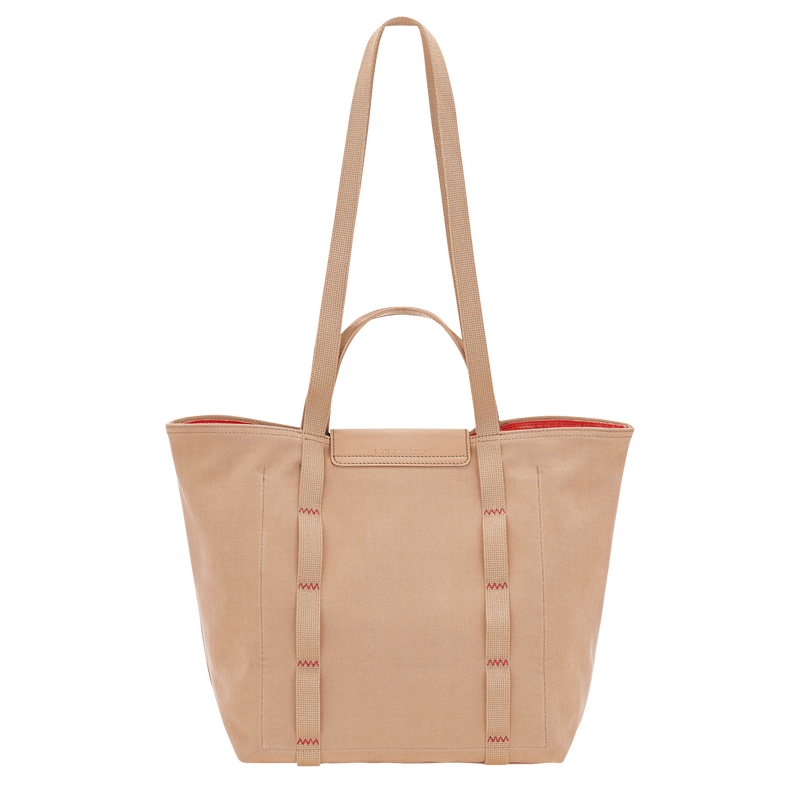Le Pliage Collection M 托特包 , 米色 - 帆布  - 查看 4 6