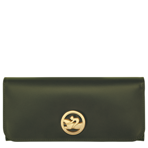 Box-Trot Continental wallet , Khaki - Leather - View 1 of  2