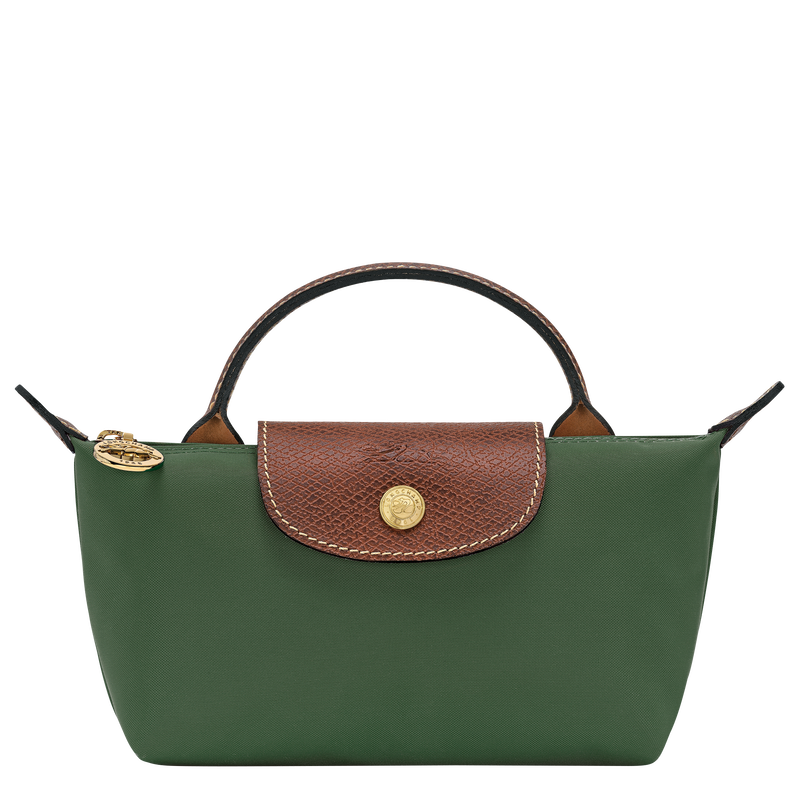 Le Pliage Original 化妆包 , 英伦绿 - 再生帆布  - 查看 1 6
