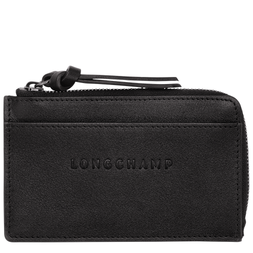 Longchamp 3D Card holder , Black - Leather - View 1 of  4