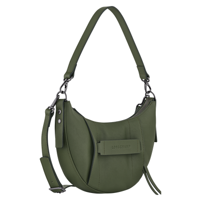 Longchamp 3D 斜挎包 S, 卡其色