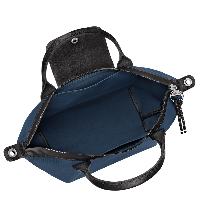 Le Pliage Energy S Handbag , Dark Purple - Recycled canvas  - View 3 of  3
