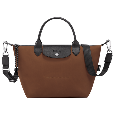 Le Pliage Energy S 手提包 , 巧克力色 - 再生帆布