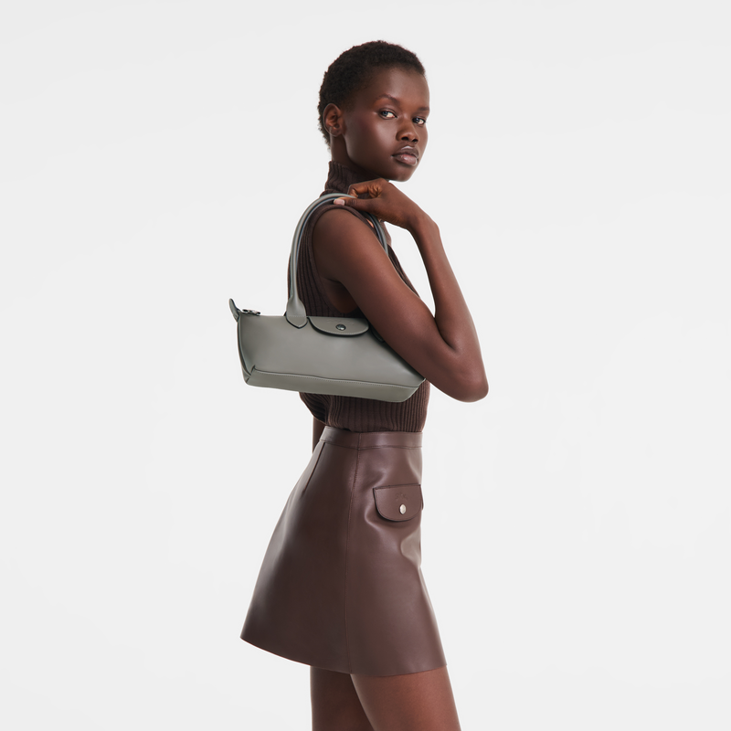Le Pliage Xtra M Shoulder bag , Turtledove - Leather  - View 7 of  7