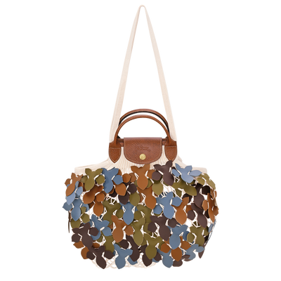 Le Pliage Collection L Mesh bag , Lichen - Canvas