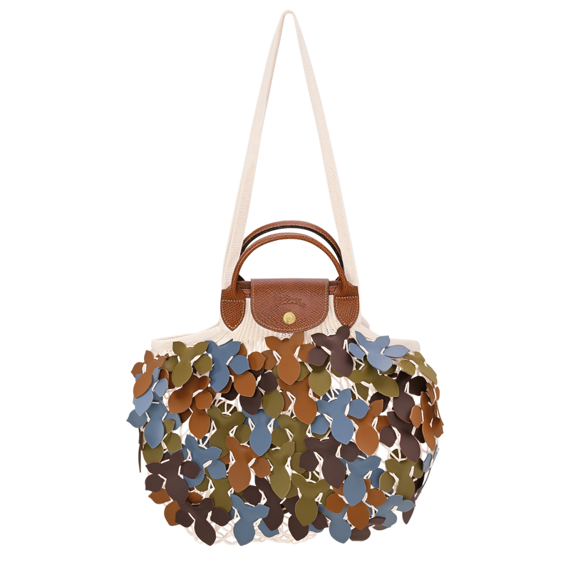 Le Pliage Collection L Mesh bag , Lichen - Canvas  - View 1 of  2
