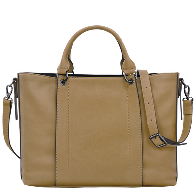 Longchamp 3D Handbag M, Tobacco
