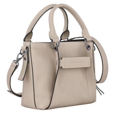 Longchamp 3D 手提包 S, 陶灰色
