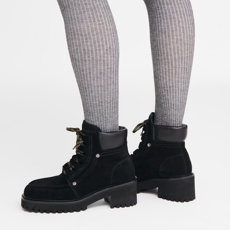 La Baroudeuse 靴履 , 黑色 - 皮革  - 查看 4 4