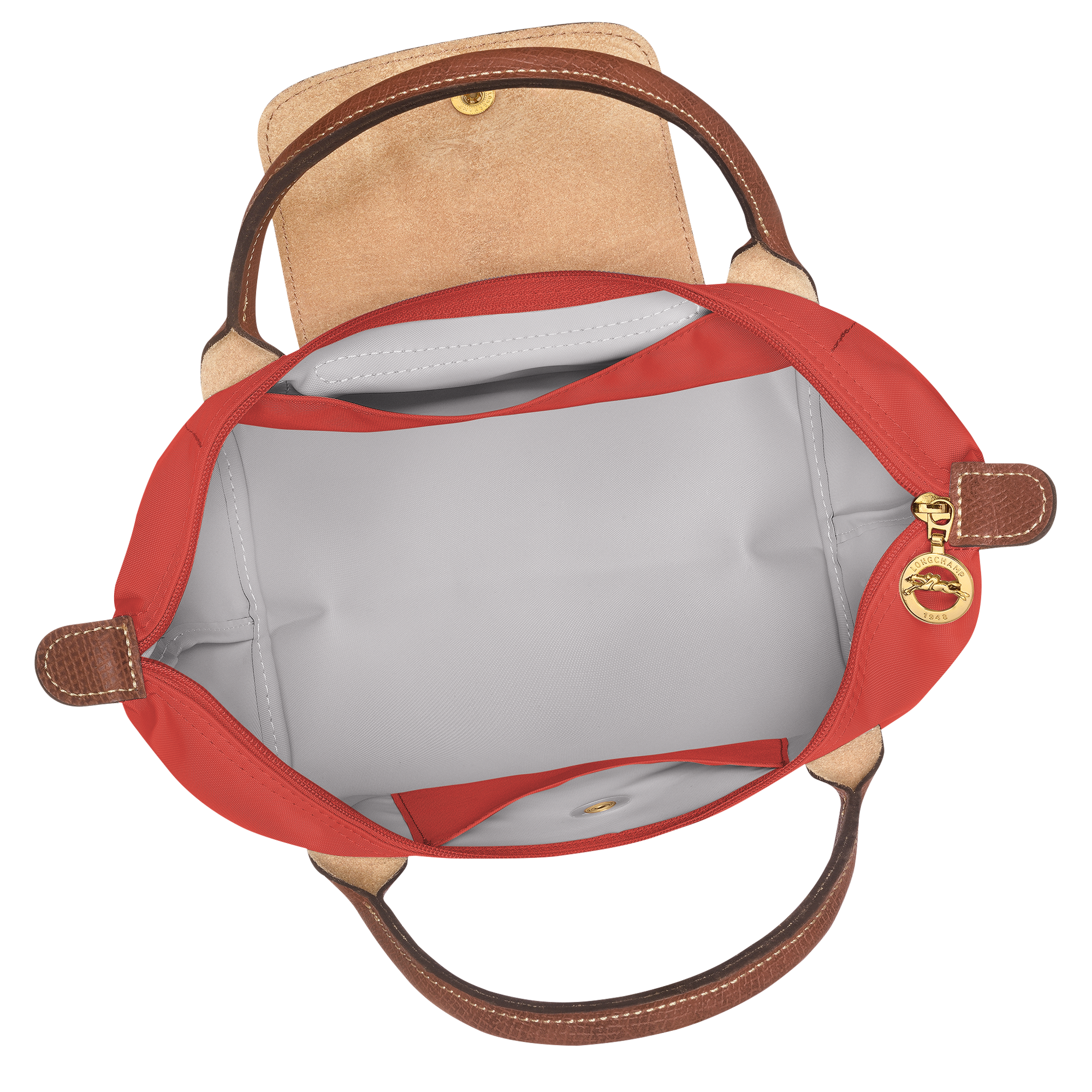 Handbag S, Tomato - View 5 of
7 - zoom in Le Pliage Original Handbag S, Tomato