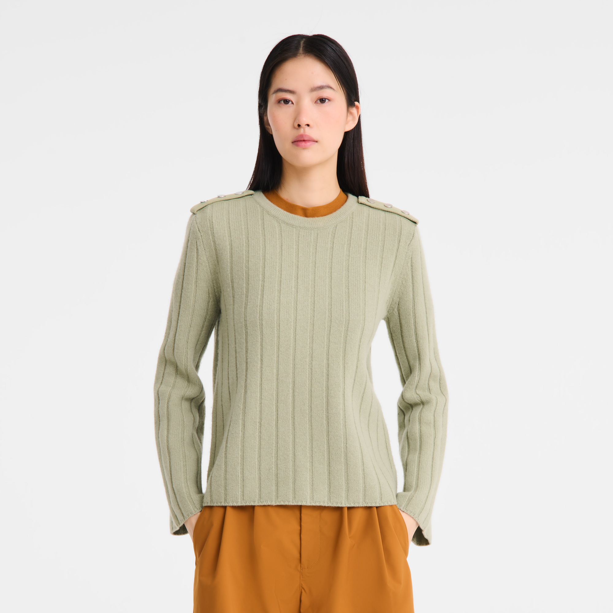 null 毛衣, Almond Green