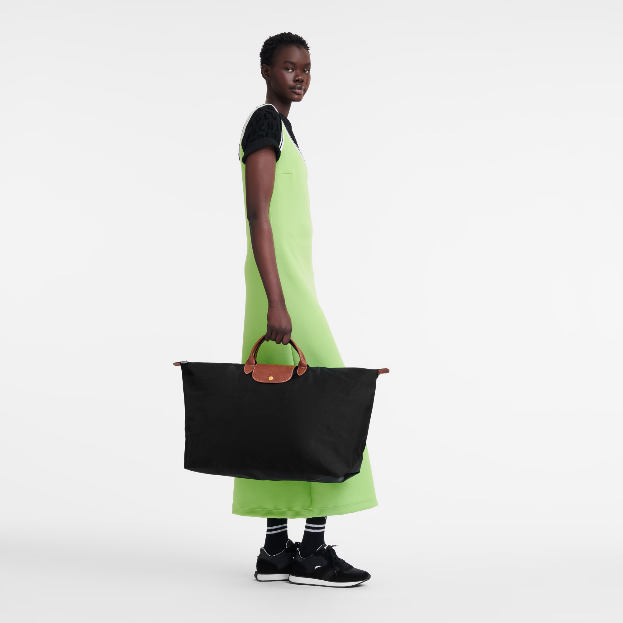 Le Pliage Original 旅行包 L, 黑色