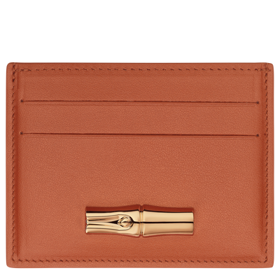 Le Roseau Card holder , Bark - Leather