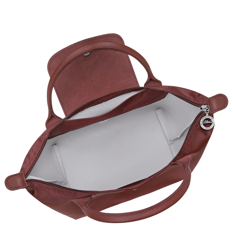 Le Pliage One S Handbag , Burgundy - Canvas  - View 4 of  6