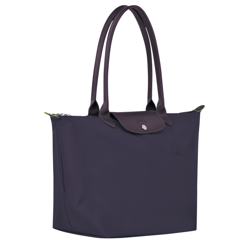 Le Pliage Green L Tote bag , Bilberry - Recycled canvas  - View 3 of  5