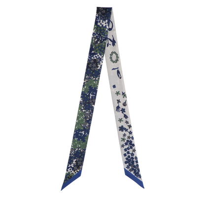Collier de fleurs Headband , Atlantic - Silk