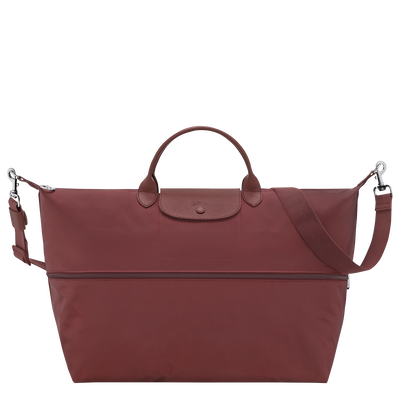 Le Pliage One Travel bag expandable, Burgundy