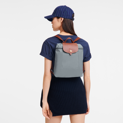 Le Pliage Original M 双肩背包 , 浅灰色 - 再生帆布